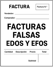 facturas falsas